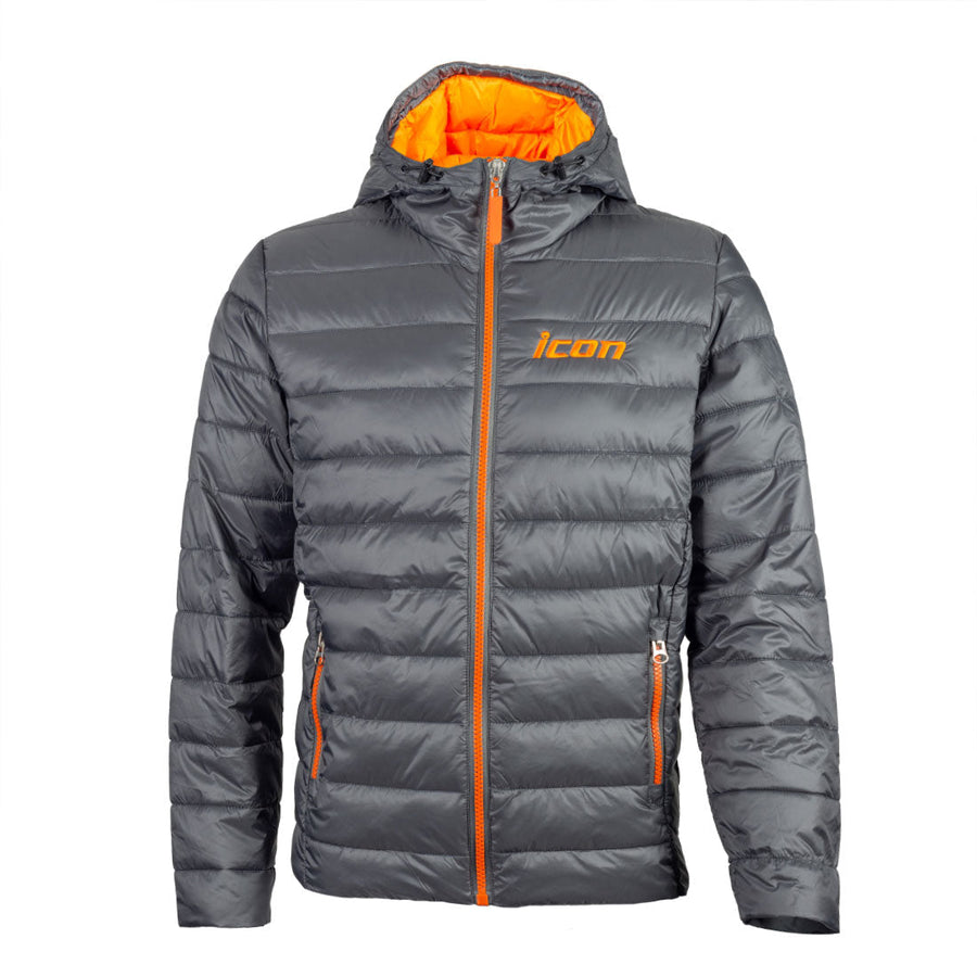 Herre ICON Streetwear 'Puffer'-jakke med hætte